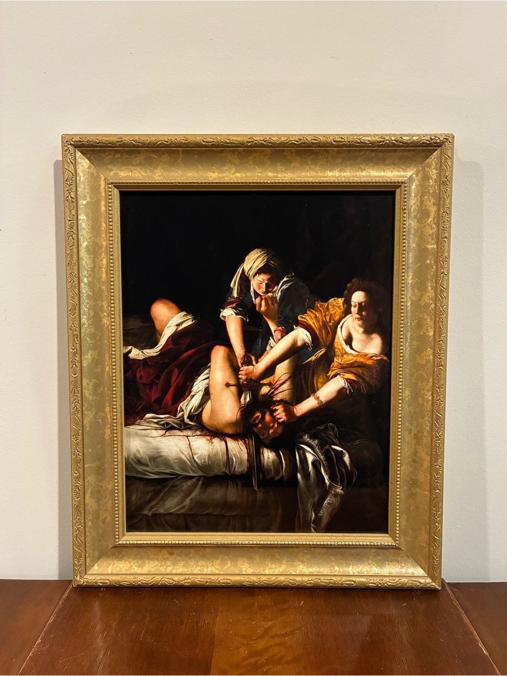 Judith Beheading Holofernes Framed Print 14x17 Gentileschi Feminist Wall Art